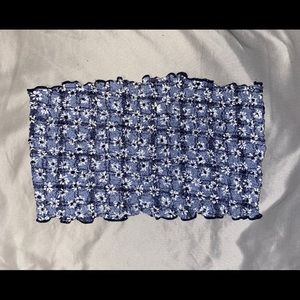 floral bandeau top